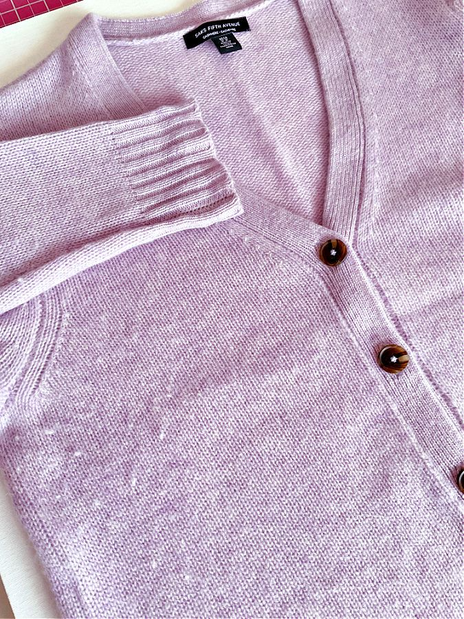 A sweater drying flat