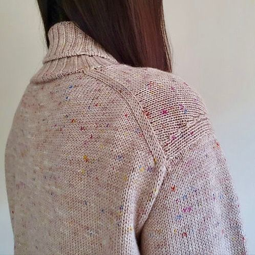 A layered cardigan