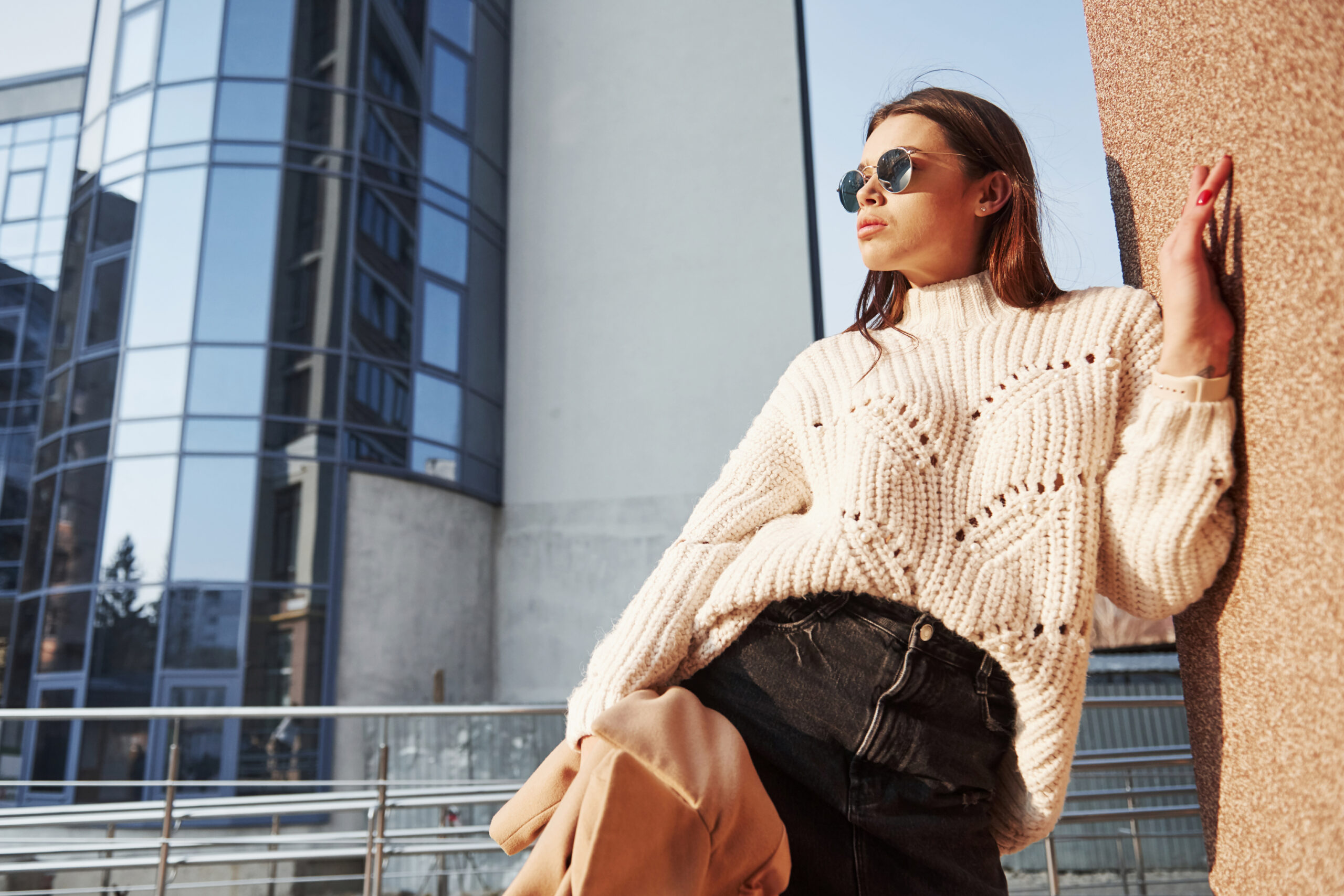 Pullover on model